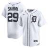 Tarik Skubal Detroit Tigers Nike Home Limited Player Jersey - White - Front View