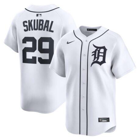 Tarik Skubal Detroit Tigers Nike Home Limited Player Jersey - White - Front View