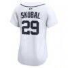 Tarik Skubal Detroit Tigers Nike Women's Home Limited Player Jersey - White - Detail View