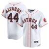 Yordan Alvarez Houston Astros Nike Home Limited Player Jersey - White - Front View
