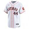 Yordan Alvarez Houston Astros Nike Home Limited Player Jersey - White - Side View
