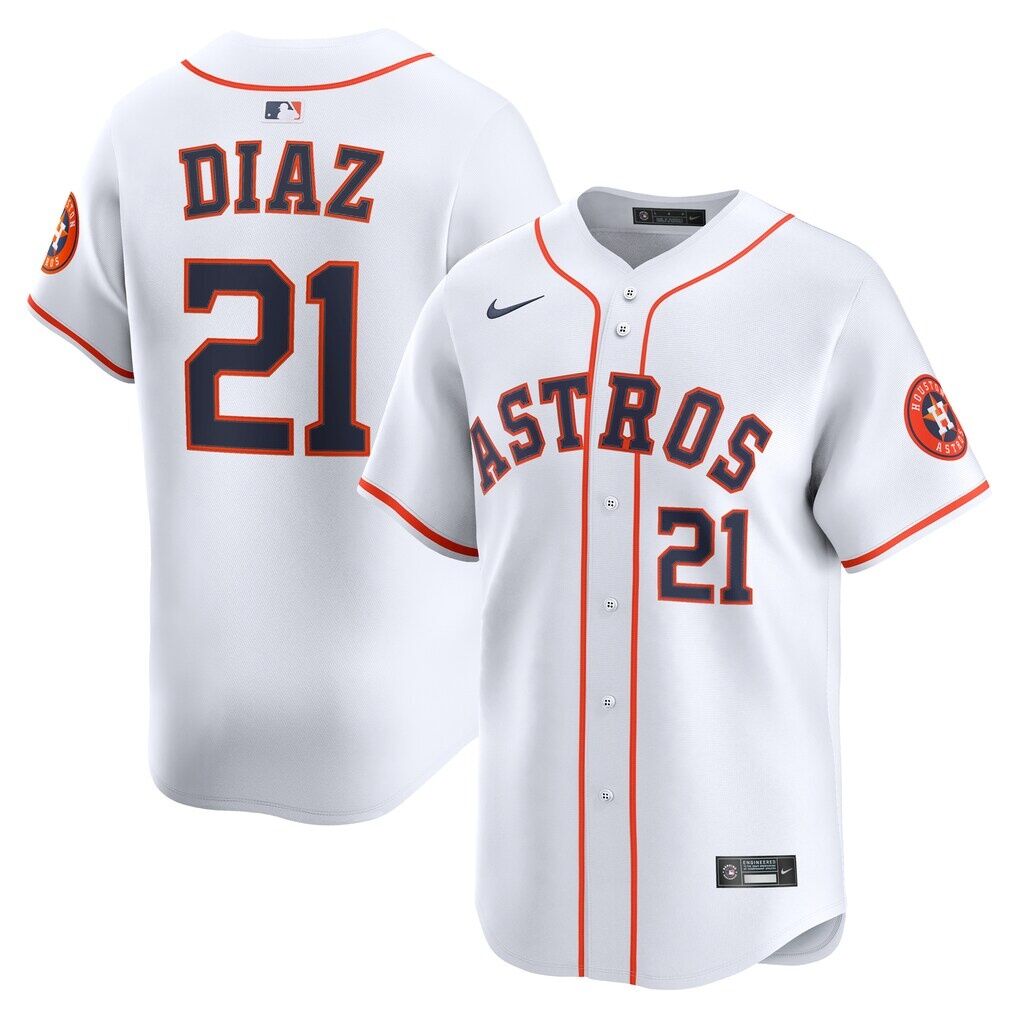 Yainer Diaz Houston Astros Nike Home Limited Player Jersey