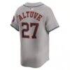 Jose Altuve Houston Astros Nike Road Limited Player Jersey - Gray - Detail View