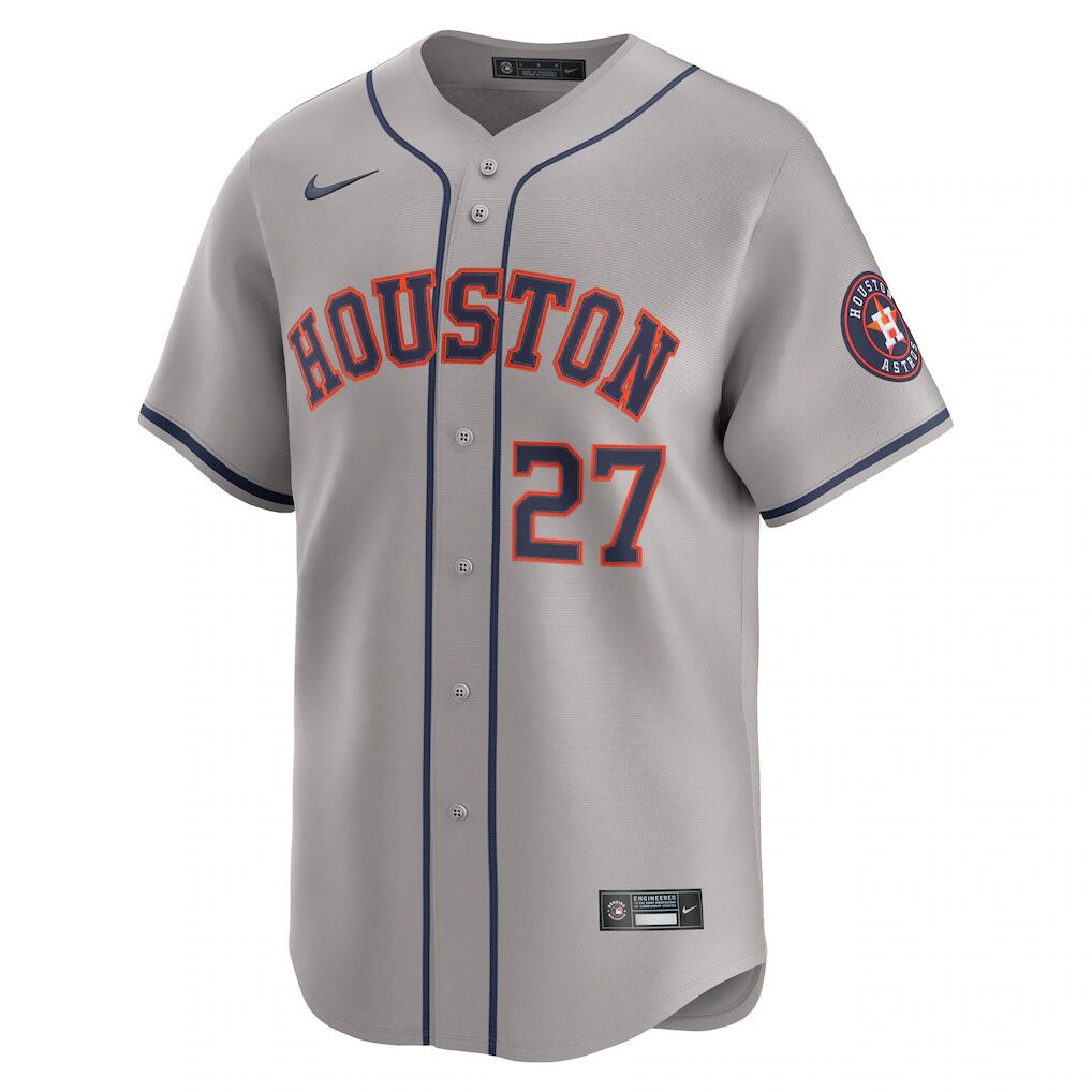 Jose Altuve Houston Astros Nike Road Limited Player Jersey
