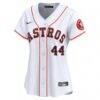Yordan Alvarez Houston Astros Nike Women's Home Limited Player Jersey - White - Front View