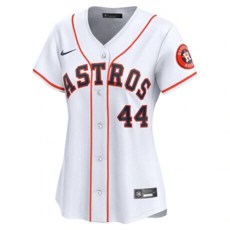 Yordan Alvarez Houston Astros Nike Women's Home Limited Player Jersey - White - Front View