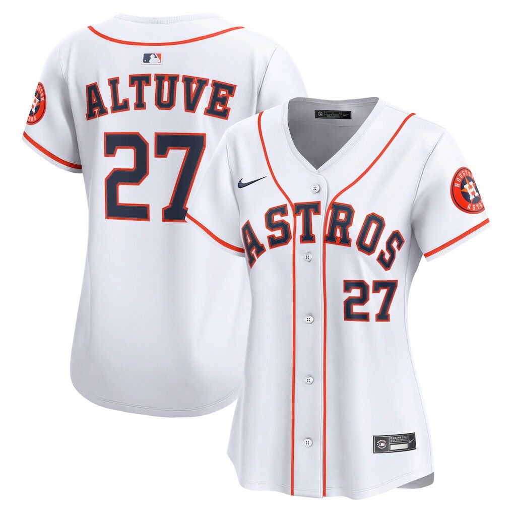 Jose Altuve Houston Astros Nike Women’s Home Limited Player Jersey