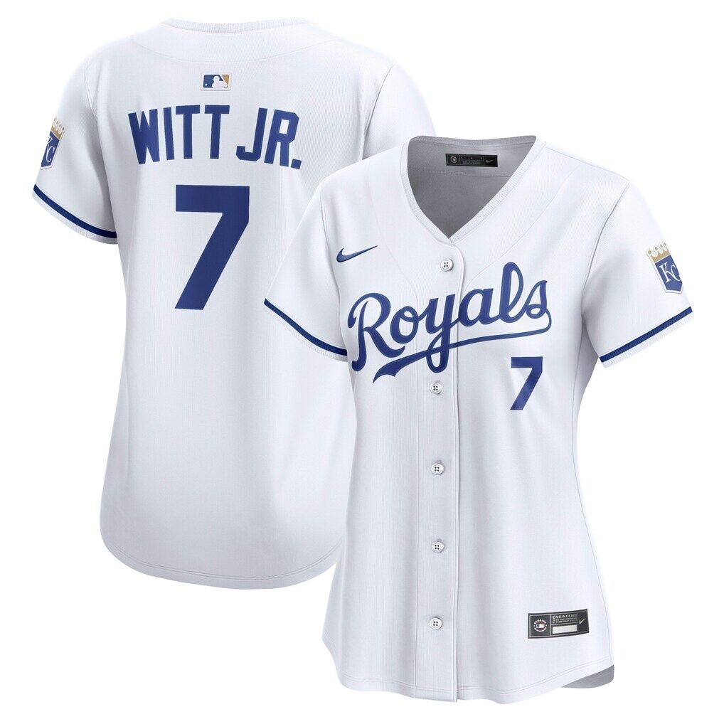 Bobby Witt Jr. Kansas City Royals Nike Women's Home Limited Player Jersey