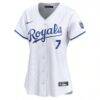 Bobby Witt Jr. Kansas City Royals Nike Women's Home Limited Player Jersey - White - Side View