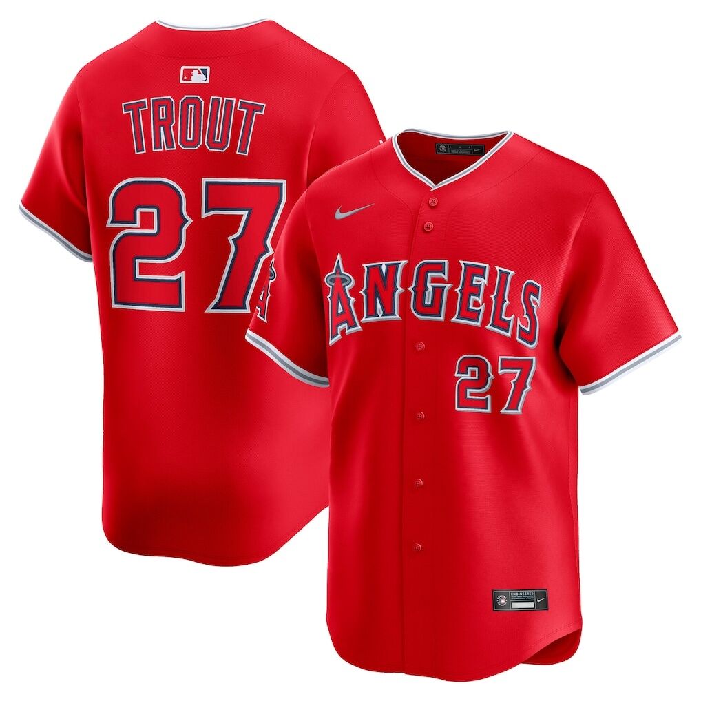 Mike Trout Los Angeles Angels Nike Alternate Limited Player Jersey
