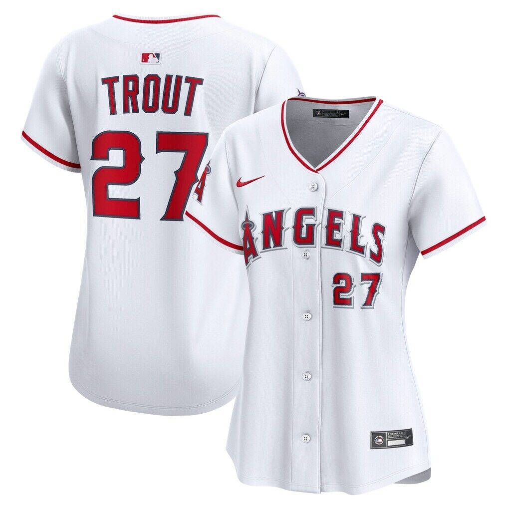 Mike Trout Los Angeles Angels Nike Women’s Home Limited Player Jersey