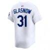 Tyler Glasnow Los Angeles Dodgers Nike Home Limited Player Jersey - White - Detail View