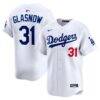 Tyler Glasnow Los Angeles Dodgers Nike Home Limited Player Jersey - White - Front View