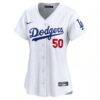 Mookie Betts Los Angeles Dodgers Nike Women's Home Limited Player Jersey - White - Alt1