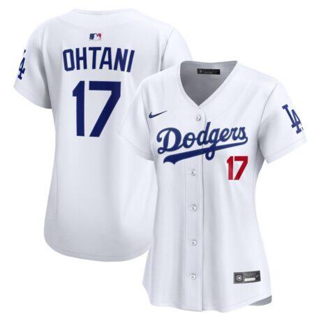 Shohei Ohtani Los Angeles Dodgers Nike Women's Home Limited Player Jersey - White - Front View
