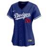 Mookie Betts Los Angeles Dodgers Nike Women's Alternate 2 Limited Player Jersey - Royal - Side View