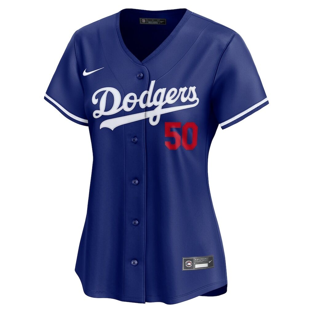 Mookie Betts Los Angeles Dodgers Nike Women’s Alternate 2 Limited Player Jersey – Royal