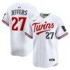 Ryan Jeffers Minnesota Twins Nike Home Limited Player Jersey - White - Front View
