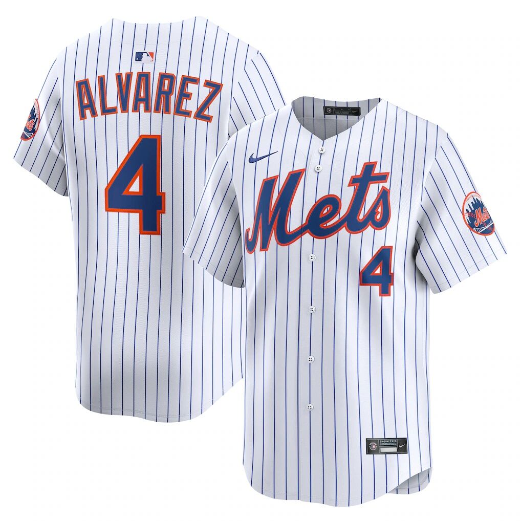 Francisco Alvarez New York Mets Nike Home Limited Player Jersey
