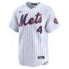 Francisco Alvarez New York Mets Nike Home Limited Player Jersey - White - Side View