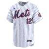 Francisco Lindor New York Mets Nike Home Limited Jersey - White - Alt1