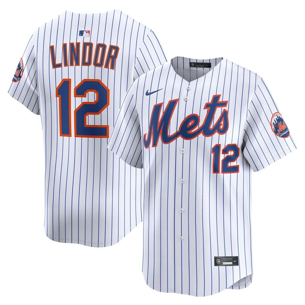 Francisco Lindor New York Mets Nike Home Limited Jersey