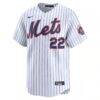 Juan Soto New York Mets Nike Home Limited Jersey - White - Side View