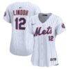 Francisco Lindor New York Mets Nike Women's Home Limited Jersey - White - Front View