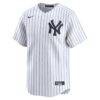 Austin Wells New York Yankees Nike Home Limited Player Jersey - White - Side View