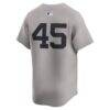 Gerrit Cole New York Yankees Nike Road Limited Player Jersey - Gray - Detail View