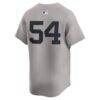 Max Fried New York Yankees Nike Road Limited Player Jersey - Gray - Detail View
