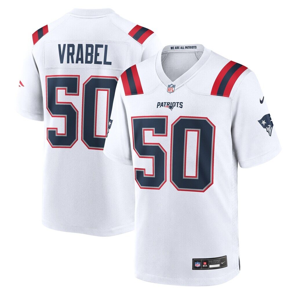 Mike Vrabel New England Patriots Nike Retired Player Game Jersey