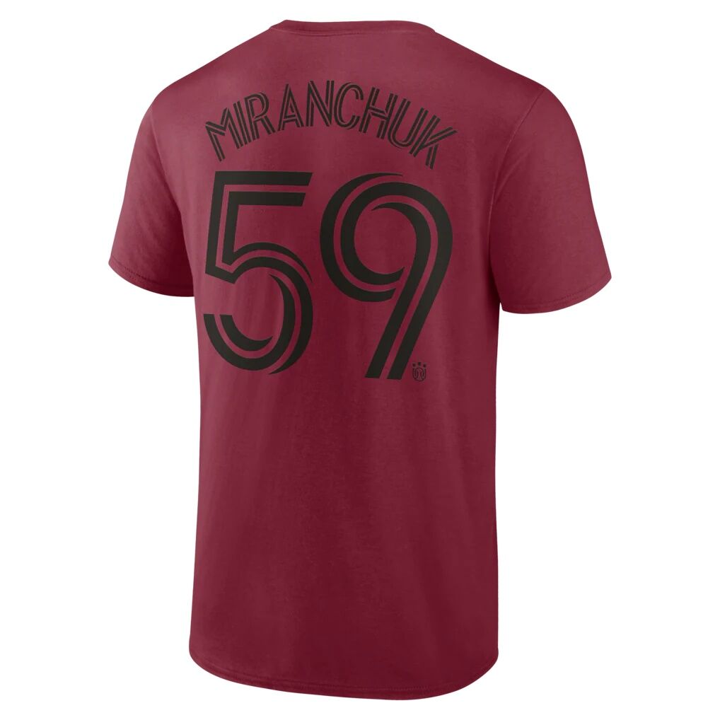 Aleksei Miranchuk Atlanta United FC Authentic Stack Name & Number T-Shirt