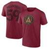 Aleksei Miranchuk Atlanta United FC Authentic Stack Name & Number T-Shirt - Red - Front View
