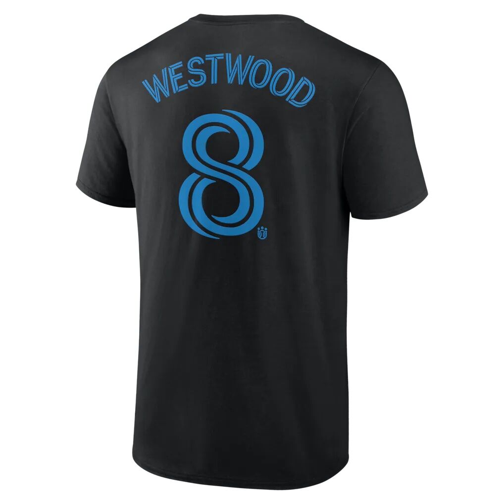 Ashley Westwood Charlotte FC Authentic Stack Name & Number T-Shirt