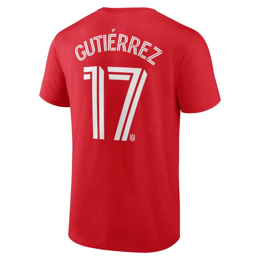 Brian Gutierrez Chicago Fire Authentic Stack Name & Number T-Shirt