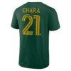 Diego Chara Portland Timbers Authentic Stack Name & Number T-Shirt - Green - Detail View