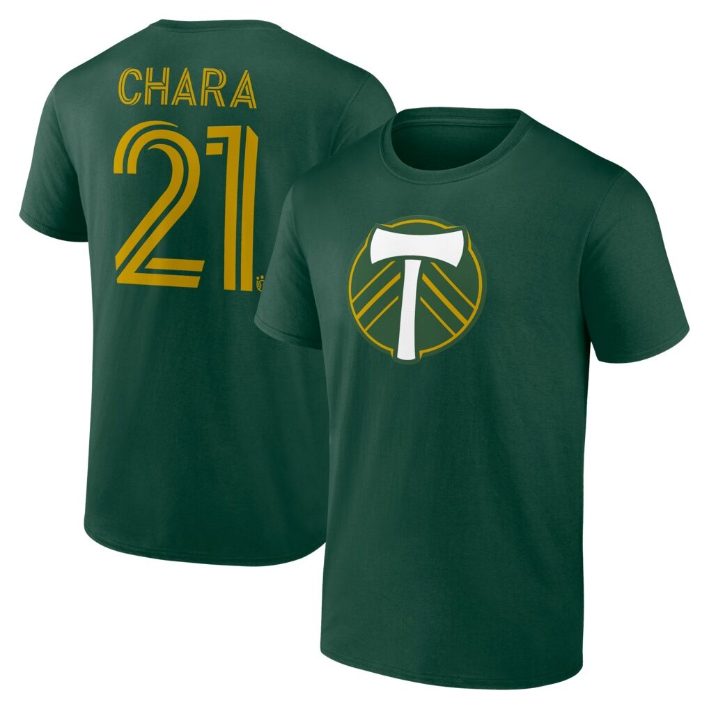 Diego Chara Portland Timbers Authentic Stack Name & Number T-Shirt