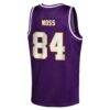 Randy Moss Minnesota Vikings Mitchell & Ness Youth Retired Player NFL Basketball Fashion Jersey - Purple - Detail View