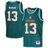 Dan Marino Miami Dolphins Mitchell & Ness Youth Retired Player NFL Basketball Fashion Jersey - - Front View