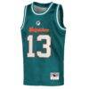 Dan Marino Miami Dolphins Mitchell & Ness Youth Retired Player NFL Basketball Fashion Jersey - - Side View