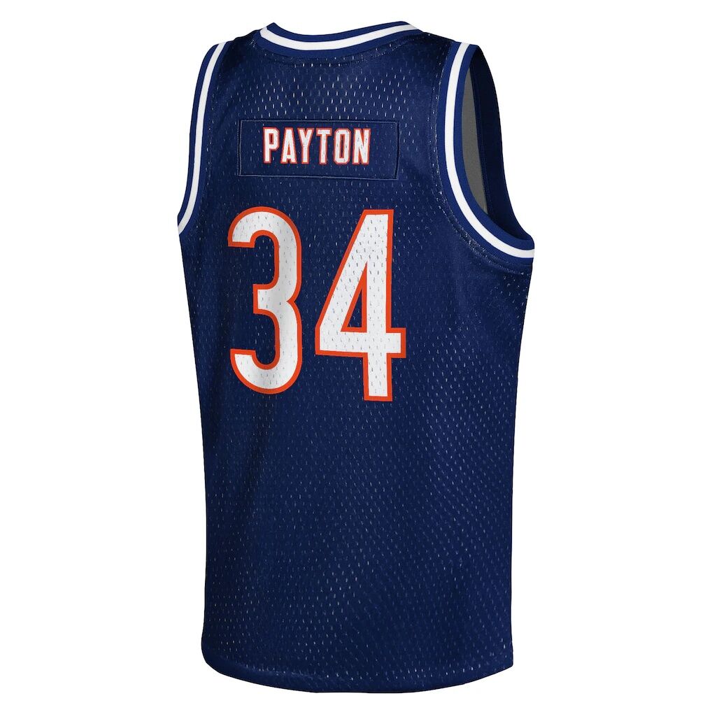 Walter Payton Chicago Bears Mitchell & Ness Youth Retired Player NFL Basketball Fashion Jersey