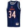 Walter Payton Chicago Bears Mitchell & Ness Youth Retired Player NFL Basketball Fashion Jersey - Navy - Side View