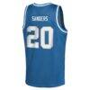 Barry Sanders Detroit Lions Mitchell & Ness Youth Retired Player NFL Basketball Fashion Jersey - Blue - Detail View