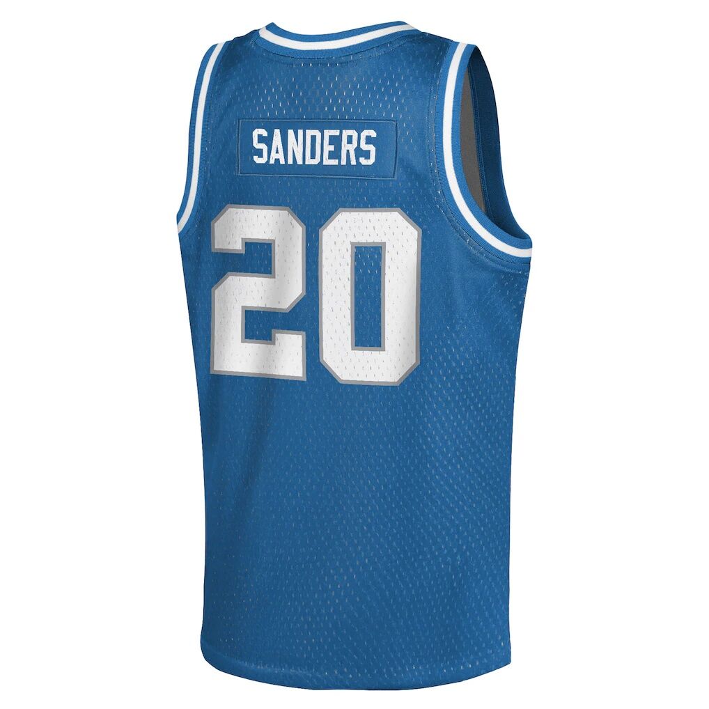 Barry Sanders Detroit Lions Mitchell & Ness Youth Retired Player NFL Basketball Fashion Jersey