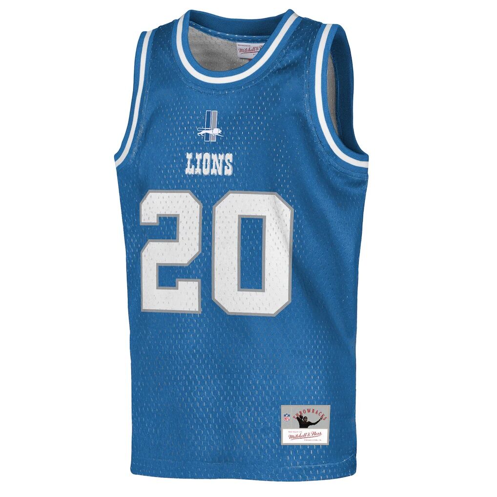 Barry Sanders Detroit Lions Mitchell & Ness Youth Retired Player NFL Basketball Fashion Jersey