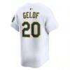 Zack Gelof Athletics Nike Home Limited Player Jersey - White - Detail View