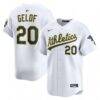 Zack Gelof Athletics Nike Home Limited Player Jersey - White - Front View