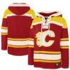 Calgary Flames '47 Superior Lacer Hoodie - Red - Front View