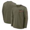 Cincinnati Bengals Nike 2025 Salute to Service Sideline Coaches Therma-FIT Long Sleeve Shirt - - Front View